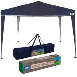 Tenda Gazebo Praia Dobrável Sanfonada 3 X 3 M Mor