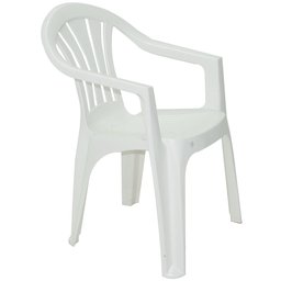 Cadeira com Braços Bertioga Basic Branca