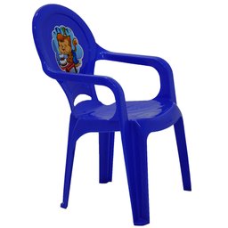 Cadeira Infantil Catty em Polipropileno Azul Adesivado até 40kg