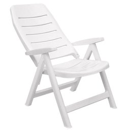 Cadeira Dobrável Branca com Encosto Alto - Iracema-TRAMONTINA-92240010