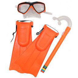 Kit Snorkel com Máscara e Nadadeiras