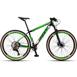 Bicicleta 29 Dropp Race 12v Suspensão Preto+verde