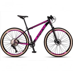 Bicicleta 29 Dropp Z3 12v Suspensão Preto+rosa