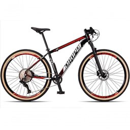 Bicicleta 29 Dropp Z3 12v Suspensão Preto+vermelho