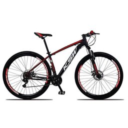 Bicicleta Aro 29 Ksw 21 Vel Shimano Freios Disco e Trava K7