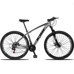 Bicicleta Aro 29 Ksw 24 Marchas Freios A Disco K7 Suspensão