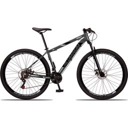 Bicicleta 29 Aluminum Raider 21 Marchas Grafite+Preto