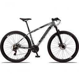 Bicicleta 29 Aluminum Raider 24 Marchas Index Freio A Disco Grafite+preto