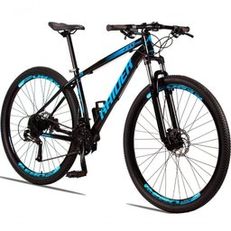 Bicicleta 29 Raider Z3X Pro 27V Câmbio Traseiro Preto+Azul