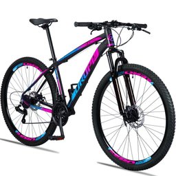 Bicicleta Dropp Z3 Aro 29 Câmbios Shimano Azul+rosa