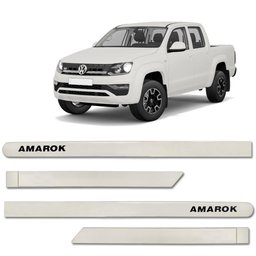 Jogo de Friso Lateral Amarok 2010 a 2021 Bege Areia