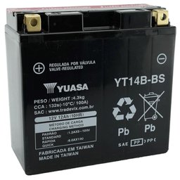 Bateria Yt14b bs yuasa-YUASA-172175