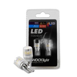 Par Lâmpada Led Branca Esmagada T10 13 SMD-4014 Retrofit 6000k 12v