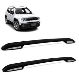 Rack de Teto Longarina Jeep Renegade 2016 a 2019 Preto Bepo