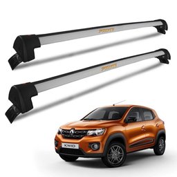 Rack De Teto Renault Kwid 2018 a 2020 Alumínio Prata