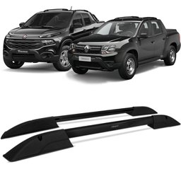 Rack De Teto Longarina Oroch Express Fiat Toro Endurance Preto Executive Bepo