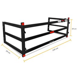 Extensor Caçamba Montana 2023 2024 Divisor Cargas ED Preto