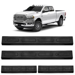 Soleira de Porta Dodge Ram 3500 2012 a 2023 Injetado Preto