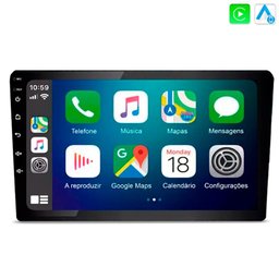 Central Multimídia MP5 RS908BR Prime Apple Carplay Android Auto Tela 9 Polegadas Slim