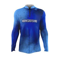 Camisa de Pesca Proteção Solar UV Clean Azul 2021 - Mar Negro M-Mar Negro-306900