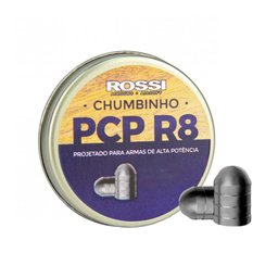 Chumbinho PCP R8 5.5mm 200 Unidades - Rossi-Rossi-303083