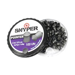 Chumbinho Pointer 5.5mm 100 Unidades - Snyper-Snyper-303080