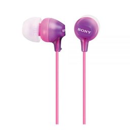 Fone De Ouvido Sony Mdr-ex15lp Sem Microfone Conector 3.5mm P2 Roxo