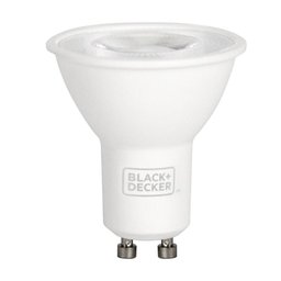 Lâmpada LED Dicroica MR16 GU10 4,5W 3000K Black+Decker