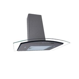 Coifa Fogatti De Parede Clean Vidro Curvo Kromanox 60cm 110v