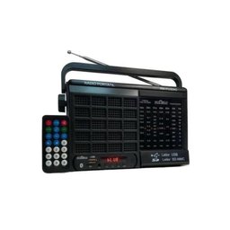 Rádio Portátil 7 Faixas Rm-Pu32Ac Preto Motobras