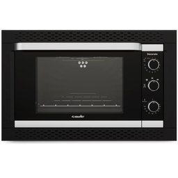 Forno Elétrico de embutir decorato Preto 44L 220V