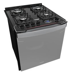 Fogão De Embutir 4B Preto Dako Grill Style Bivolt