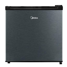 Frigobar Midea 45 Litros Compact Black Edition MRC06B Preto Com Inox 127V