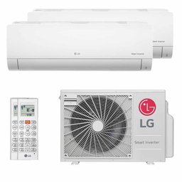 Ar Condicionado Multi Bi Split Inverter LG 18000 BTUs (2x9000) Quente-Frio 220V A2UW18GFAC.AWGZBR1