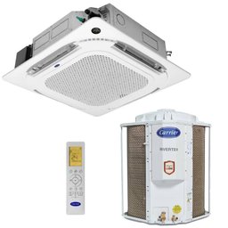 Ar Condicionado Split Cassete Carrier 4 Vias 36000 BTUs Quente e Frio Inverter 220V 38CQVD36515MC