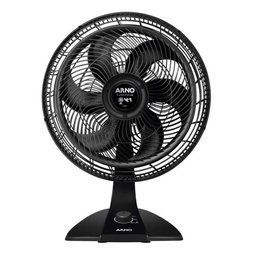 Ventilador De Mesa E Parede 40Cm 6 Pás Vf42 Arno Preto 220V