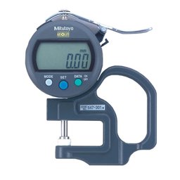 Medidor de Espessura Manual Digital Alcance 0-10mm Resolução 0,01 mm Mitutoyo 547-301-MITUTOYO-239636