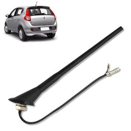 Antena de Teto Traseira Fiat Haste 20cm Mega Flex Removível Conector Raw