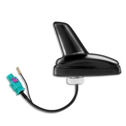 Antena de Teto Traseiro Baby Shark Black Piano Conector Fakra