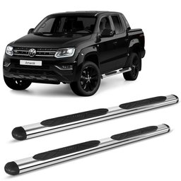 Estribo Oval Amarok 2010 a 2021 Aço Carbono Cromado Bepo