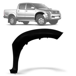 Alargador de Paralamas Hilux 2005 a 2011 Dianteiro Direito Preto