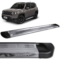 Estribo Jeep Renegade 2016 a 2023 Aluminio Polido Track