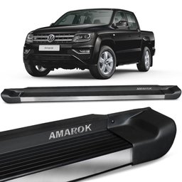 Estribo Lateral Amarok 2010 a 2021 Preto Fosco Personalizado