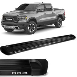 Estribo Lateral Dodge Ram 1500 CD 2021 2022 Alumínio Preto