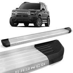 Estribo Lateral Ford Bronco 2021 2022 Alumínio Anodizado