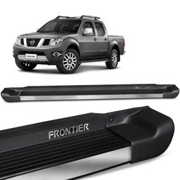 Estribo Lateral Frontier 2008 a 2016 Preto Fosco Personalizado