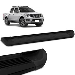 Estribo Lateral Nissan Frontier 2008 a 2016 Preto G2 Bepo