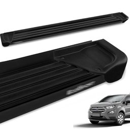 Estribo Lateral Ecosport 2013 a 2021 Aluminio Preto A1