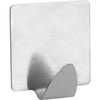 Gancho adesivo quadrado em inox com 2 peças VONDER - Imagem 1