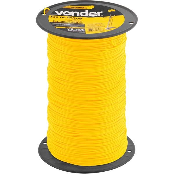 Fio de nylon 2,4 mm x 500 m redondo VONDER-VONDER-3373240500